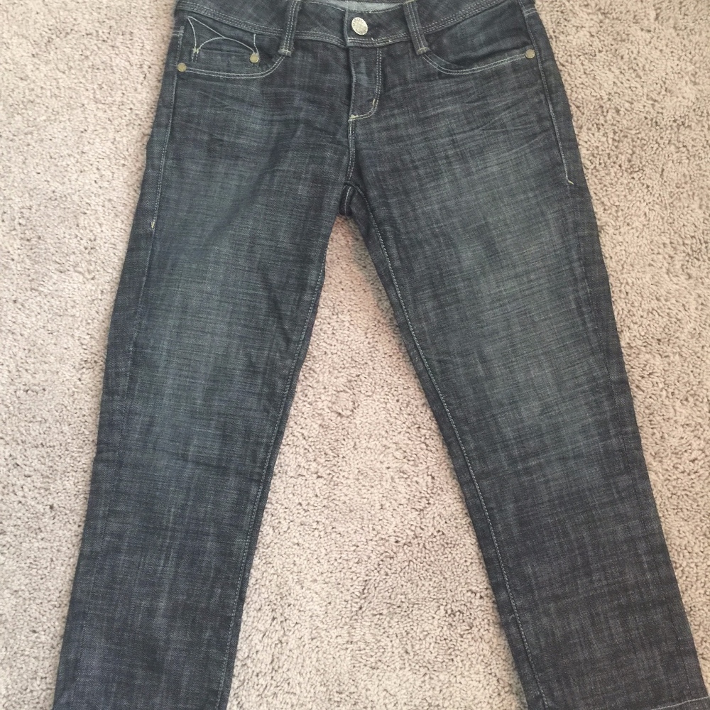 BEBE Charlotte Slim Crop Jeans